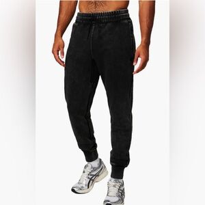 Fabletics -The Year Round Terry Jogger - Washed Black - NWT - (Showroom Tags)